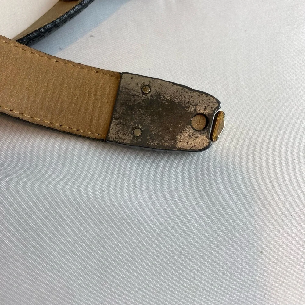 Brighton “Museum” Collection Snakeskin Leather Belt
